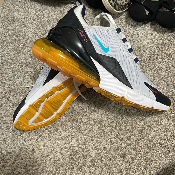 Nike Air Max 270 Pure Platinum Oracle Aqua US 9.5 - Picture 5 of 5